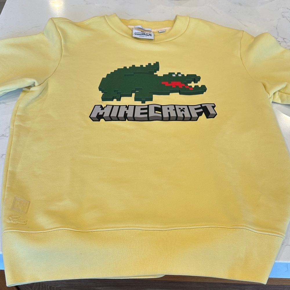Lacoste Yellow Minecraft Classic Fit Sweatshirt